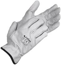 COFAN 11000091-10 - GUANTES PIEL VACUNO GRIS T-10