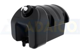 ADAICO 2001460 - BIDON PLASTICO NEGRO 30L C/P ORTAJABON